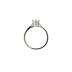 Solitario Band in Platino Diamante 0.70ct GIA