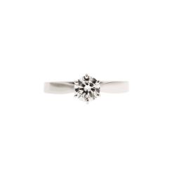 Solitaire Band in Platinum Diamond 0.70ct GIA