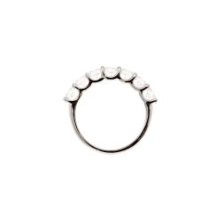 Veretta 7 Diamanti Suspended - Larghezza 3.60mm Oro Bianco
