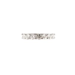 Veretta 7 Diamanti Suspended - Larghezza 3.60mm Oro Bianco
