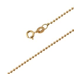 Bracciale palline oro giallo 18,50cm x 1,5mm