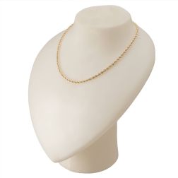 Rope Necklace Yellow Gold 40cm x 3.30mm