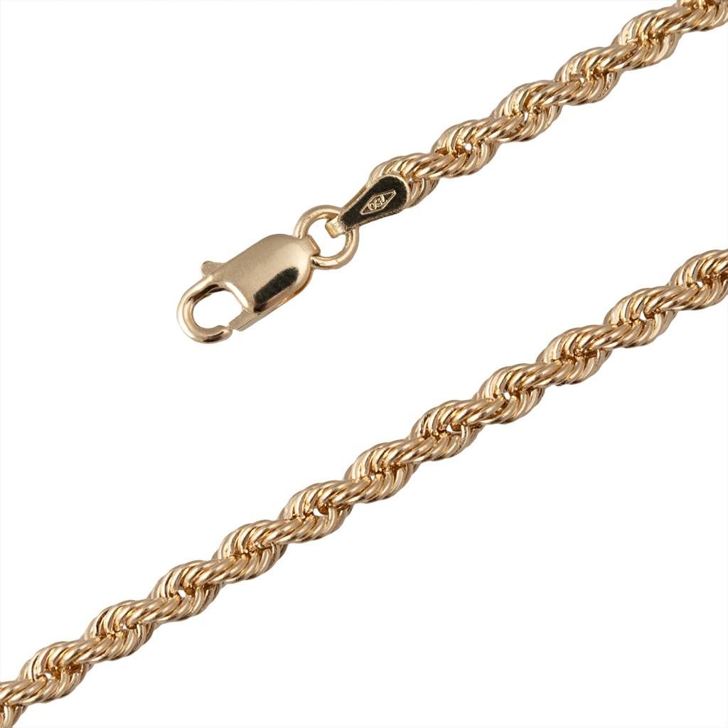 Girocollo Corda Oro Giallo 45cm x 3.30mm