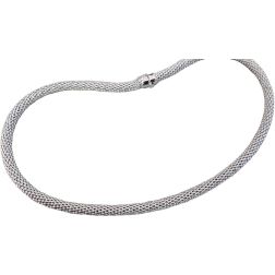Girocollo Semirigido 43cm maglia Coreana in Oro Bianco