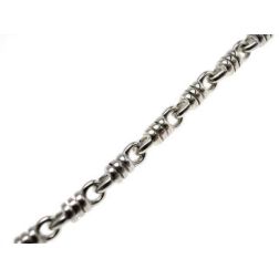 White Gold Spring Chain Bracelet - 21cm