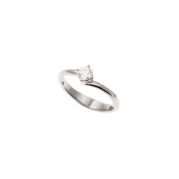 Solitario "Love Panarea" Diamante GIA da 0.30ct Platino