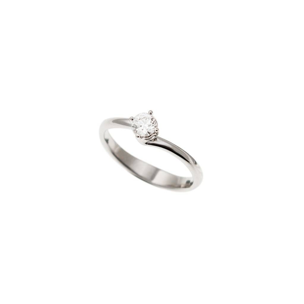 Solitario "Love Panarea" Diamante GIA da 0.30ct Platino
