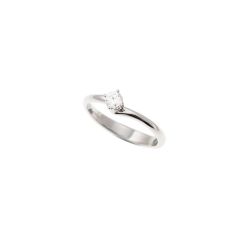 Solitaire "Love Panarea" GIA Diamond 0.20ct Platinum