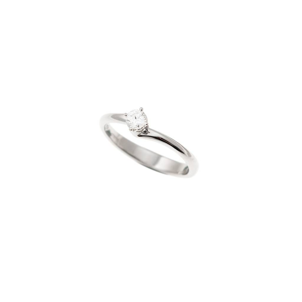 Solitaire "Love Panarea" GIA Diamond 0.20ct Platinum