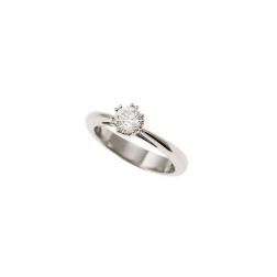 Solitario "Blossom" Diamante GIA da 0.54ct Platino