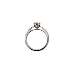 Solitaire "Blossom" 0.54ct GIA Diamond Platinum