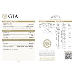 Solitario "Bridge" Diamante GIA da 0.70ct Contorno Sgriffato Platino