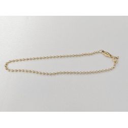 Balls chain Bracelet 18.50cm x 1.50mm. Spring-ring clasp.