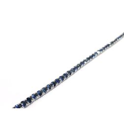 Tennis Bracelet DeepBlue Blue Sapphires 17cm x 2,5mm