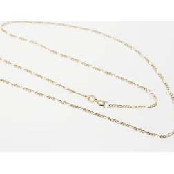 Collana 50cm 3+1 da 1.80mm in Oro Giallo 18kt