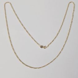 Collana 50cm 3+1 da 1.80mm in Oro Giallo 18kt