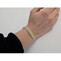 Photo of worn Lightweight Multi-strand Rope Bracelet