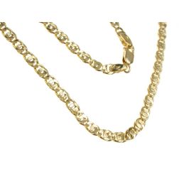 Collana 50cm x 4.40mm tigre sfaccettata