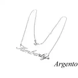 Collana Nome KIMBERLY in Argento - Pezzo Unico