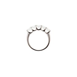 5 GIA Certificate Diamonds of 0.30ct Ring Suspended