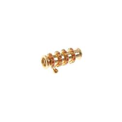 Collana Perle Akoya chiusura a spirale con Zaffiri Mandarino