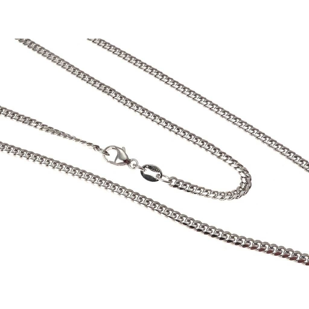 Collana Grumetta 45cm x 2.90mm - Platino