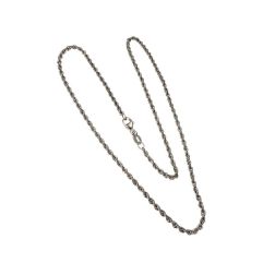 Platinum Rope Link necklace 50cm x 2.30mm