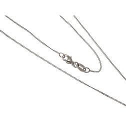 Collana Grumetta 40cm x 0.80mm - Platino