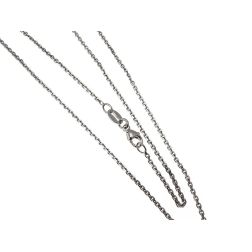 Platinum Forzatina chain necklace 40cm x 0.90mm