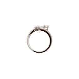 Contrariè Three-Thread Trilogy Ring 0.95ct GIA Certificate Diamonds  - Platinum