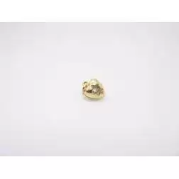 Ciondolo cuore oro giallo e stella zircone
