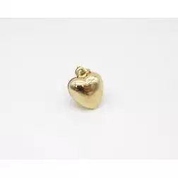 Ciondolo cuore oro giallo e stella zircone