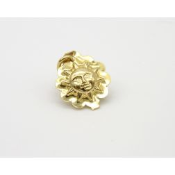 Yellow gold Sun charm
