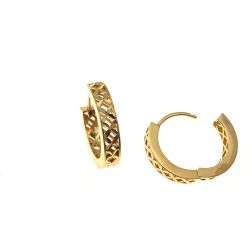 Boccole canna rettangolare traforata a rombi diamantati 2.00cm x 3.80