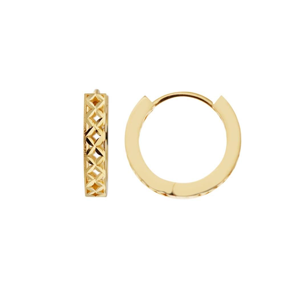 Boccole canna rettangolare traforata a rombi diamantati 2.00cm x 3.80