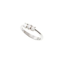 Diamonds Ring Trilogy Basic 0,30ct in white gold