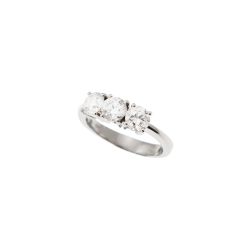 Anello Trilogy Basic 1,70ct certificati GIA