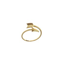Yellow Gold Arrow Ring