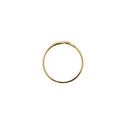Anello Croce Forata Oro Giallo
