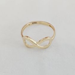 Anello Infinito Grande Oro Giallo