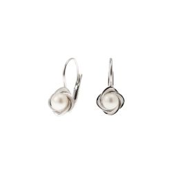 Rosée Classic Hook earrings with Freshwater pearl