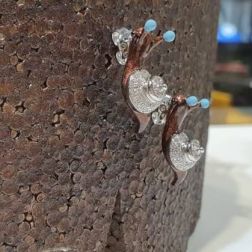 Orecchini Lumaca con Diamanti