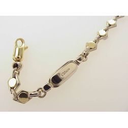 Collana D&R in Oro bianco e giallo
