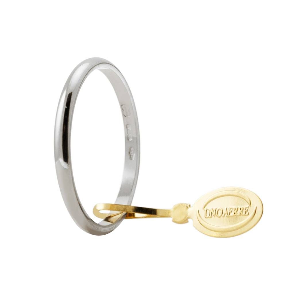 Wedding band Classic Francesina 1,5g White Gold UNOAERRE