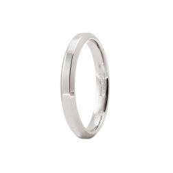 Wedding Band Ring Hydra Slim White Gold UNOAERRE