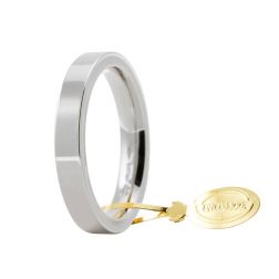 Fede Cerchi di Luce 3,5 mm UNOAERRE Oro Bianco
