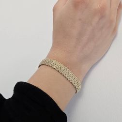 Bracciale corda multifilo foto indossata