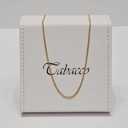 50cm x 1.9mm Yellow Gold Curb chain Necklace