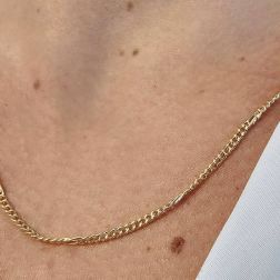 Collana Grumetta e Pernice 50cm x 2.50mm foto indossata