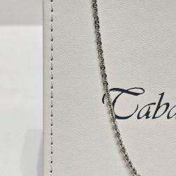 White Gold 50cm x 2,70mm Rolò Chain Necklace